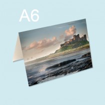 A6 Textured Watercolour Greeting Card